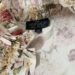Top shop floral mini dress